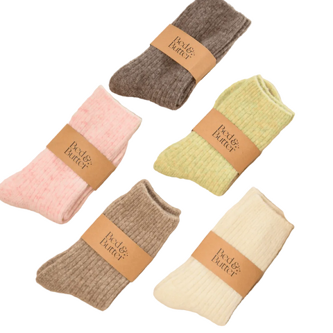 The Comfiest Socks - Light Brown