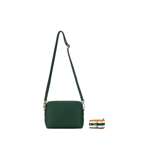 Harlow Small Crossbody-Forest Green