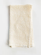 Rustic Waffle Standard Tea/Hand Towel - Cream