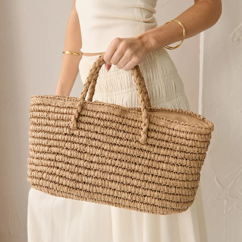 Tressa Beach Straw Bag