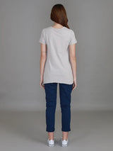 Thornton V Neck T Shirt-Angora