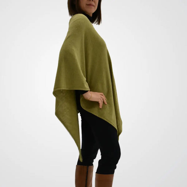 Pearl Poncho- Olive