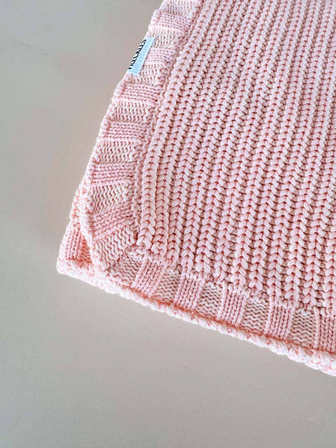 Chunky Knit Blanket | Sweetpea