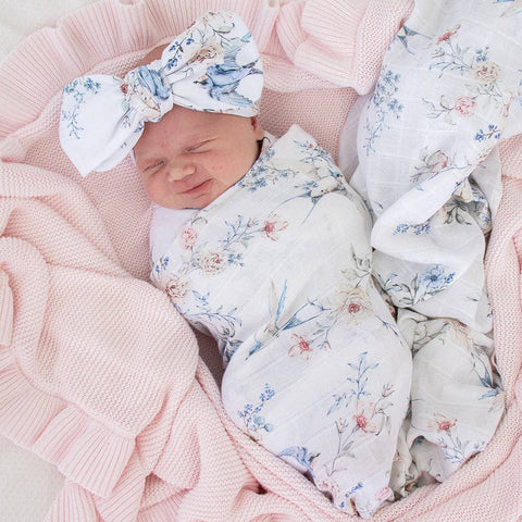 Sweet Swallows Organic Muslin Wrap