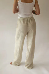 Straight Leg Linen pants