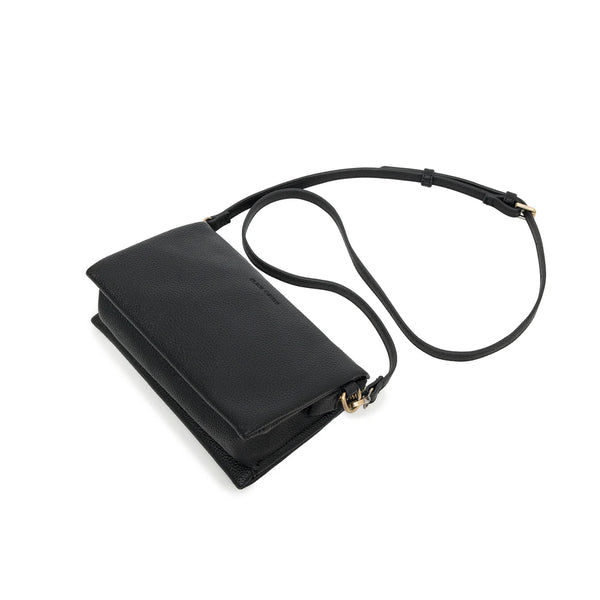 Edie Black Crossbody Bag-Black