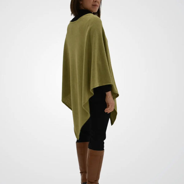 Pearl Poncho- Olive