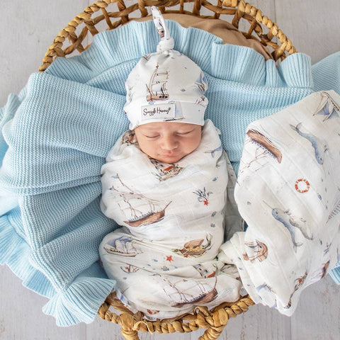 Set Sail Organic Muslin Wrap