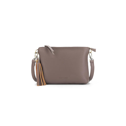 Maggie Deep Stone 3 Compartment Crossbody Bag