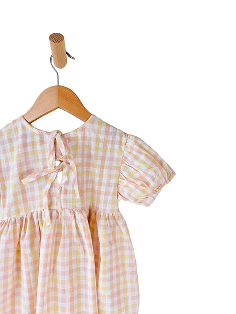 Pippa Cotton Sundress Sorbet Gingham