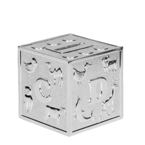 ABC Silver Plate Money Box