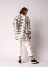 Susanne Linen Top in Onyx