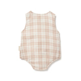 Aster & Oak Gingham Bubble Romper