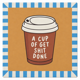 Espresso Ceramic Coaster Assorted