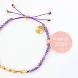 Amethyst Mei Bracelet