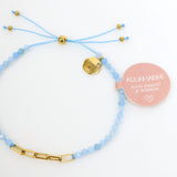 Aquamarine Mei Bracelet