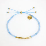 Aquamarine Mei Bracelet