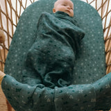 Fox & Fallow Pine Organic Muslin Wrap Swaddle