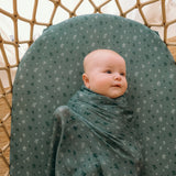 Fox & Fallow Pine Organic Muslin Wrap Swaddle