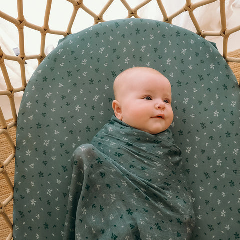 Fox & Fallow Pine Organic Muslin Wrap Swaddle