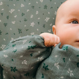 Fox & Fallow Pine Organic Muslin Wrap Swaddle