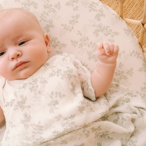 Fox & Fallow Cypress Organic Muslin Wrap Swaddle