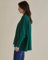 Betty Basics-DESTINY KNIT JUMPER GREEN