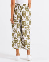 Betty Basics-Cabo Crop Pant - Geo Floral