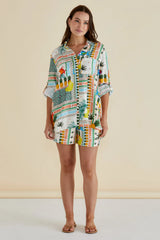 Mills Shirt - Paradise Print