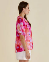 Joanne Blouse - Floral Abstract Print