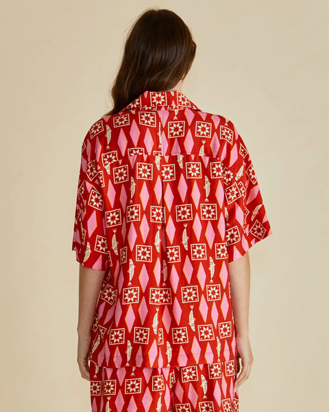 Copacabana Shirt - Sardinia Geo Print