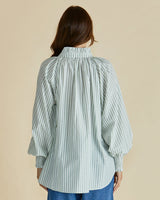 Romi Shirt - Green Stripe