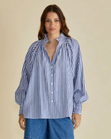Romi Shirt - Navy Stripe