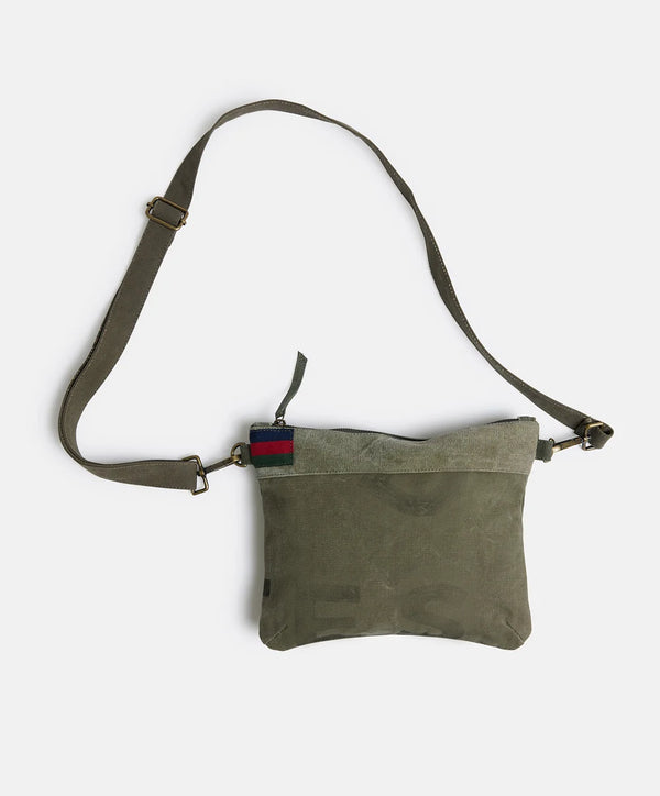Land of Mates Clutch | Upcycled | Khaki