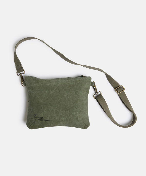 Land of Mates Clutch | Upcycled | Khaki