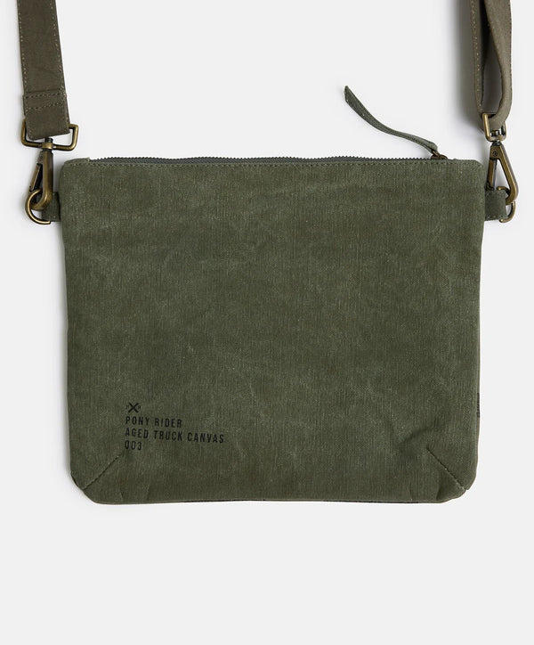 Land of Mates Clutch | Upcycled | Khaki