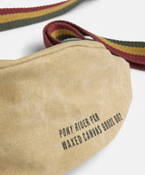 Slow Road Shoulder Bag I Waxed Canvas I Light Safari
