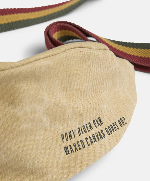 Slow Road Shoulder Bag I Waxed Canvas I Light Safari