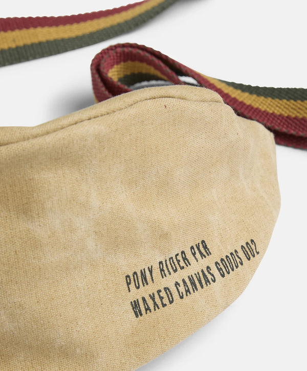 Slow Road Shoulder Bag I Waxed Canvas I Light Safari
