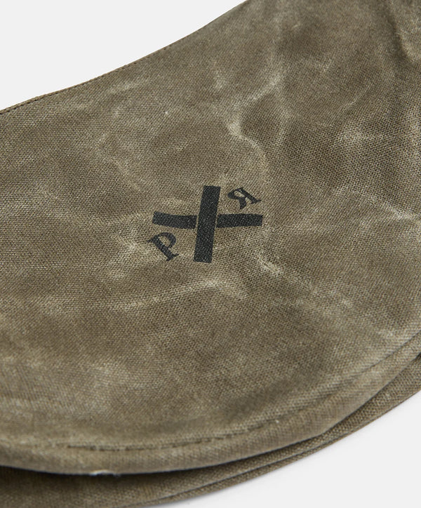 Slow Road Shoulder Bag I Waxed Canvas I Dark Olive