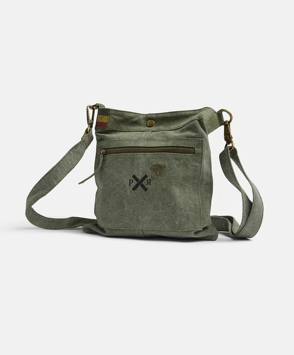 Escapee Satchel Bag I Upcycled I Khaki