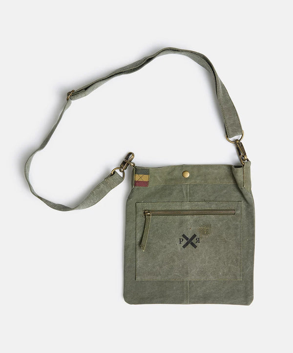 Escapee Satchel Bag I Upcycled I Khaki