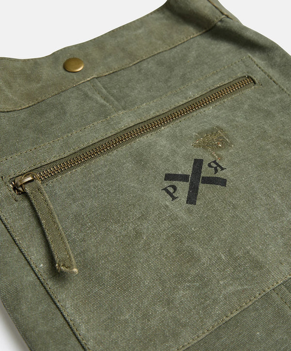 Escapee Satchel Bag I Upcycled I Khaki