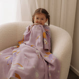 Fox & Fallow Unicorns Blanket