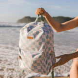Sage Check Backpack