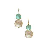 Celeste Earrings Green/Cream