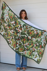 Abstract Scarf Green