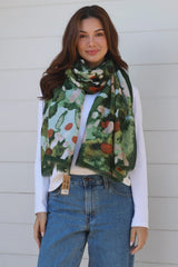 Abstract Scarf Green