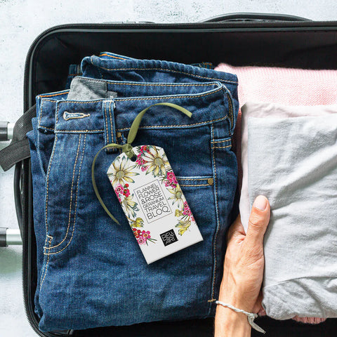 Travel BLOQ – Flannel Flower & Rose Geranium