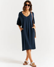 Betty Basics-Cora Dress - Mykonos Dress - Petrol